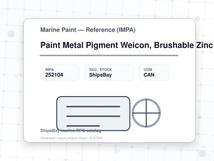 Paint Metal Pigment Weicon, Brushable Zinc Paint 750Ml - Marine Paint — Reference (IMPA) - IMPA 252104 - UOM CAN