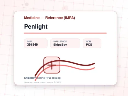 Penlight - Medicine — Reference (IMPA) - IMPA 391849 - UOM PCS