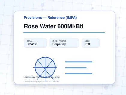 Rose Water 600Ml/Btl - Provisions — Reference (IMPA) - IMPA 005268 - UOM LTR