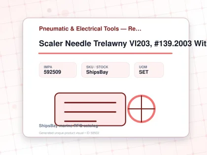 Scaler Needle Trelawny Vl203, #139.2003 With Dust Shroud - Pneumatic & Electrical Tools — Reference (IMPA) - IMPA 592509 - UOM SET