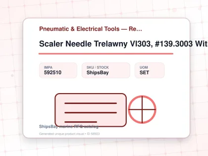Scaler Needle Trelawny Vl303, #139.3003 With Dust Shroud - Pneumatic & Electrical Tools — Reference (IMPA) - IMPA 592510 - UOM SET