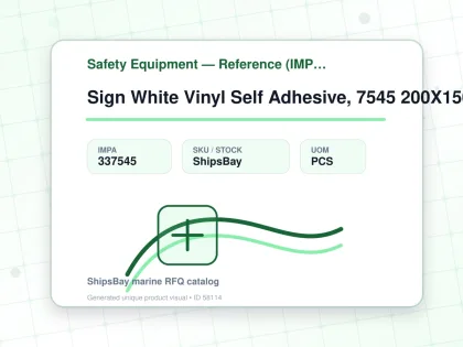 Sign White Vinyl Self Adhesive, 7545 200X150Mm Danger Yr Enter - Safety Equipment — Reference (IMPA) - IMPA 337545 - UOM PCS