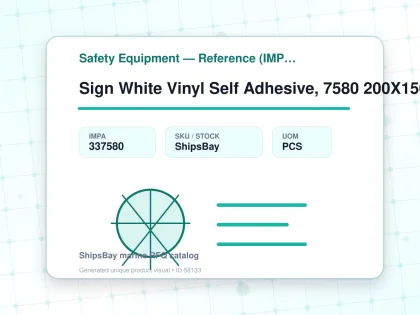 Sign White Vinyl Self Adhesive, 7580 200X150Mm Danger Petroleu - Safety Equipment — Reference (IMPA) - IMPA 337580 - UOM PCS