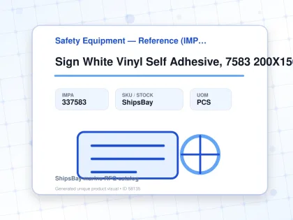 Sign White Vinyl Self Adhesive, 7583 200X150Mm Danger Exp Mate - Safety Equipment — Reference (IMPA) - IMPA 337583 - UOM PCS