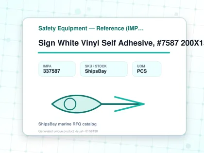 Sign White Vinyl Self Adhesive, #7587 200X150Mm Danger Static - Safety Equipment — Reference (IMPA) - IMPA 337587 - UOM PCS