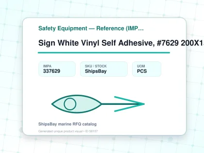 Sign White Vinyl Self Adhesive, #7629 200X150Mm Danger Uneven - Safety Equipment — Reference (IMPA) - IMPA 337629 - UOM PCS