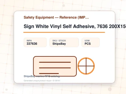 Sign White Vinyl Self Adhesive, 7636 200X150Mm Danger Low Flas - Safety Equipment — Reference (IMPA) - IMPA 337636 - UOM PCS