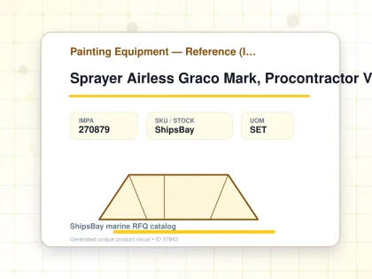 Sprayer Airless Graco Mark, Procontractor V 110V 4.3L/M - Painting Equipment — Reference (IMPA) - IMPA 270879 - UOM SET