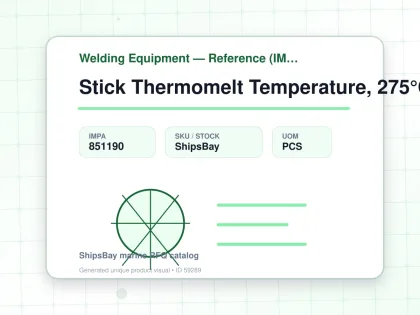 Stick Thermomelt Temperature, 275°C - Welding Equipment — Reference (IMPA) - IMPA 851190 - UOM PCS