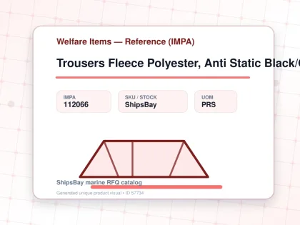 Trousers Fleece Polyester, Anti Static Black/Orange M - Welfare Items — Reference (IMPA) - IMPA 112066 - UOM PRS