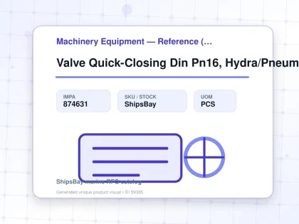 Valve Quick-Closing Din Pn16, Hydra/Pneum Ag #100/248Hp 15Mm - Machinery Equipment — Reference (IMPA) - IMPA 874631 - UOM PCS