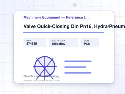 Valve Quick-Closing Din Pn16, Hydra/Pneum Ag #100/248Hp 40Mm - Machinery Equipment — Reference (IMPA) - IMPA 874635 - UOM PCS