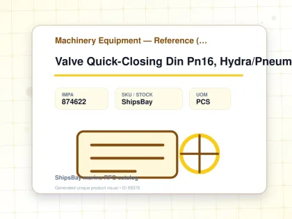 Valve Quick-Closing Din Pn16, Hydra/Pneum St #100/247Hp 20Mm - Machinery Equipment — Reference (IMPA) - IMPA 874622 - UOM PCS