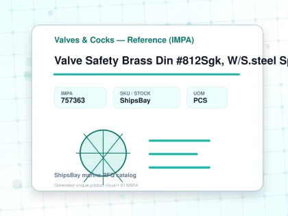 Valve Safety Brass Din #812Sgk, W/S.steel Spring Dn50 - Valves & Cocks — Reference (IMPA) - IMPA 757363 - UOM PCS