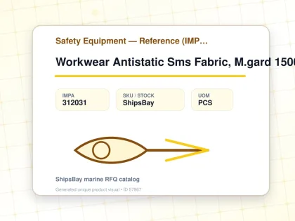 Workwear Antistatic Sms Fabric, M.gard 1500Plus Light Blue Xxl - Safety Equipment — Reference (IMPA) - IMPA 312031 - UOM PCS