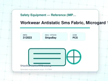 Workwear Antistatic Sms Fabric, Microgard 1500 Plus White L - Safety Equipment — Reference (IMPA) - IMPA 312023 - UOM PCS