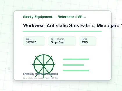 Workwear Antistatic Sms Fabric, Microgard 1500 Plus White M - Safety Equipment — Reference (IMPA) - IMPA 312022 - UOM PCS