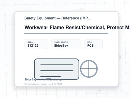 Workwear Flame Resist/Chemical, Protect Microchem Cfr Red Xxl - Safety Equipment — Reference (IMPA) - IMPA 312125 - UOM PCS