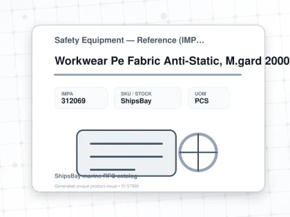 Workwear Pe Fabric Anti-Static, M.gard 2000 Ts Plus Yellow L - Safety Equipment — Reference (IMPA) - IMPA 312069 - UOM PCS