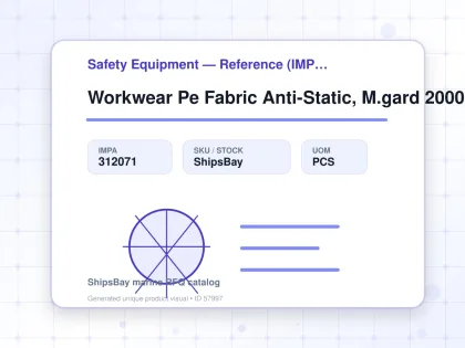 Workwear Pe Fabric Anti-Static, M.gard 2000 Ts Plus Yellow Xxl - Safety Equipment — Reference (IMPA) - IMPA 312071 - UOM PCS