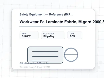 Workwear Pe Laminate Fabric, M.gard 2000 Standard White M - Safety Equipment — Reference (IMPA) - IMPA 312052 - UOM PCS