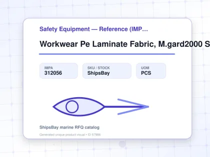 Workwear Pe Laminate Fabric, M.gard2000 Standard White Xxxl - Safety Equipment — Reference (IMPA) - IMPA 312056 - UOM PCS