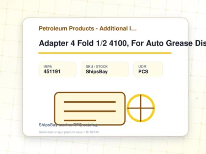 Adapter 4 Fold 1/2 4100, For Auto Grease Dispenser - Petroleum Products - Additional Items - IMPA 451191 - UOM PCS