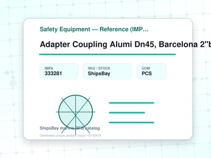 Adapter Coupling Alumi Dn45, Barcelona 2"bsp Female Lug62mm - Safety Equipment — Reference (IMPA) - IMPA 333281 - UOM PCS