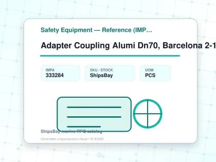 Adapter Coupling Alumi Dn70, Barcelona 2-1/2"female Lug85mm - Safety Equipment — Reference (IMPA) - IMPA 333284 - UOM PCS
