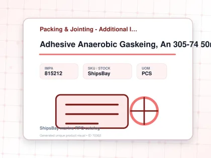 Adhesive Anaerobic Gaskeing, An 305-74 50ml - Packing & Jointing - Additional Items - IMPA 815212 - UOM PCS