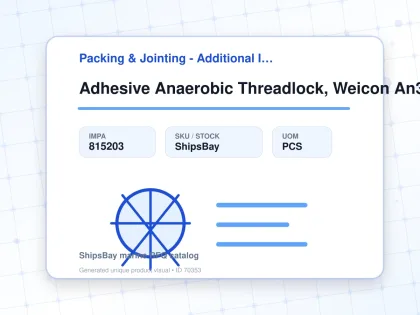 Adhesive Anaerobic Threadlock, Weicon An302-22 200ml - Packing & Jointing - Additional Items - IMPA 815203 - UOM PCS