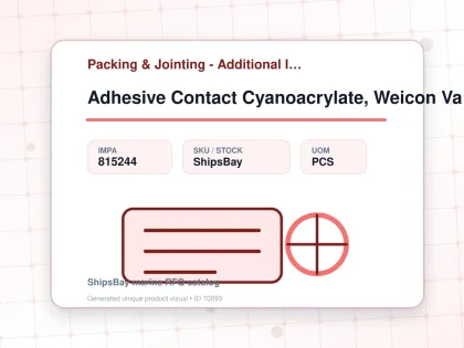 Adhesive Contact Cyanoacrylate, Weicon Va 8312 500grm - Packing & Jointing - Additional Items - IMPA 815244 - UOM PCS