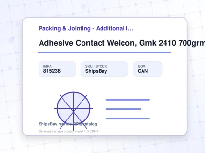 Adhesive Contact Weicon, Gmk 2410 700grm - Packing & Jointing - Additional Items - IMPA 815238 - UOM CAN