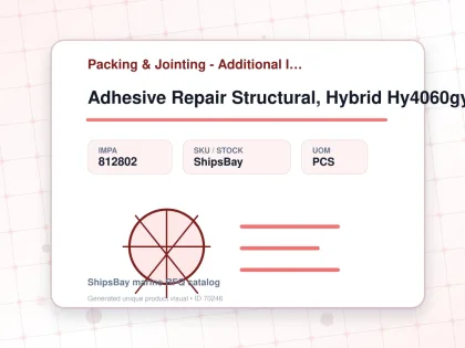 Adhesive Repair Structural, Hybrid Hy4060gy 25grm - Packing & Jointing - Additional Items - IMPA 812802 - UOM PCS