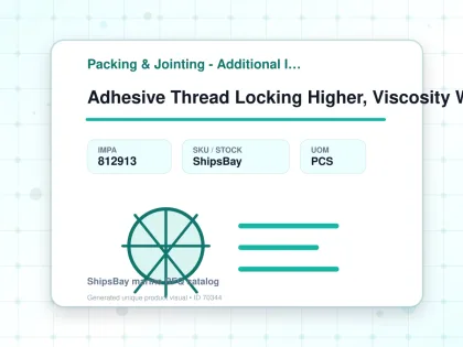 Adhesive Thread Locking Higher, Viscosity Weicon An302-43 50ml - Packing & Jointing - Additional Items - IMPA 812913 - UOM PCS
