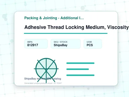 Adhesive Thread Locking Medium, Viscosity An302-70 200ml - Packing & Jointing - Additional Items - IMPA 812917 - UOM PCS