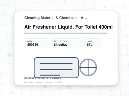 Air Freshener Liquid, For Toilet 400ml - Cleaning Material & Chemicals - Additional Items - IMPA 550339 - UOM BTL