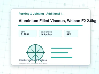 Aluminium Filled Viscous, Weicon F2 2.0kg - Packing & Jointing - Additional Items - IMPA 812934 - UOM SET