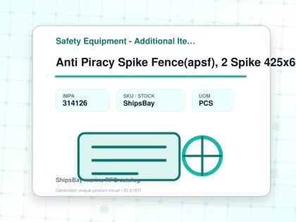 Anti Piracy Spike Fence(apsf), 2 Spike 425x680mm - Safety Equipment - Additional Items - IMPA 314126 - UOM PCS