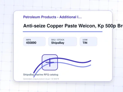 Anti-seize Copper Paste Weicon, Kp 500p Brush Top Can 500grm - Petroleum Products - Additional Items - IMPA 450890 - UOM TIN