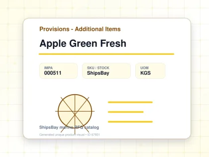 Apple Green Fresh - Provisions - Additional Items - IMPA 000511 - UOM KGS