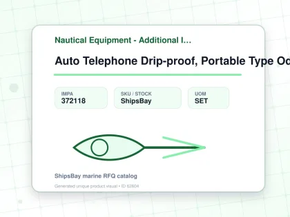 Auto Telephone Drip-proof, Portable Type Oda-1980-1k - Nautical Equipment - Additional Items - IMPA 372118 - UOM SET