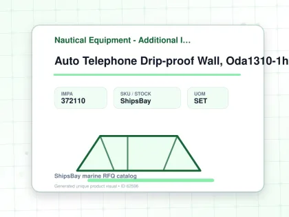 Auto Telephone Drip-proof Wall, Oda1310-1hn - Nautical Equipment - Additional Items - IMPA 372110 - UOM SET