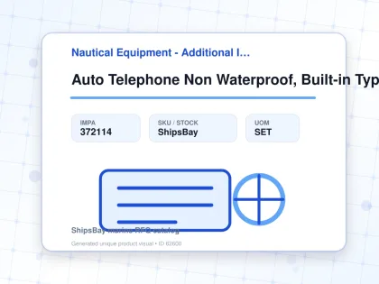 Auto Telephone Non Waterproof, Built-in Type Oda-1780-2k - Nautical Equipment - Additional Items - IMPA 372114 - UOM SET