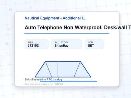 Auto Telephone Non Waterproof, Desk/wall Type Oda1183-1n - Nautical Equipment - Additional Items - IMPA 372102 - UOM SET
