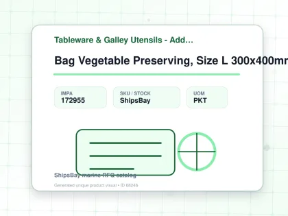 Bag Vegetable Preserving, Size L 300x400mm 2's/pkt - Tableware & Galley Utensils - Additional Items - IMPA 172955 - UOM PKT