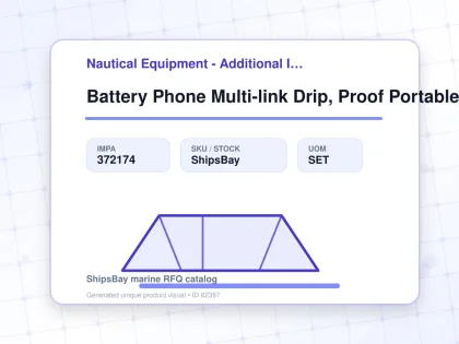 Battery Phone Multi-link Drip, Proof Portable Odc-3980-1nk - Nautical Equipment - Additional Items - IMPA 372174 - UOM SET