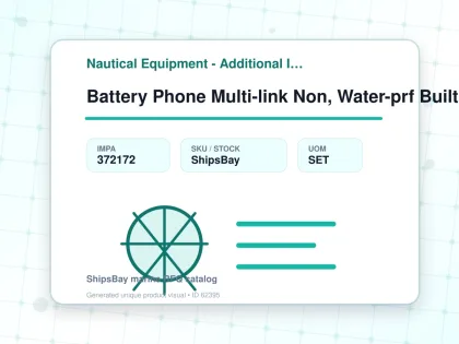 Battery Phone Multi-link Non, Water-prf Builtin Odc-3780-2nk - Nautical Equipment - Additional Items - IMPA 372172 - UOM SET
