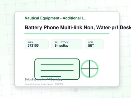 Battery Phone Multi-link Non, Water-prf Desk/wall Odc3180-1 - Nautical Equipment - Additional Items - IMPA 372155 - UOM SET