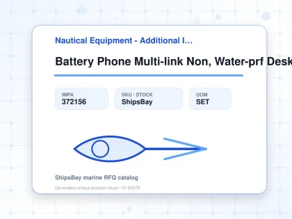Battery Phone Multi-link Non, Water-prf Desk/wall Odc3180-1n - Nautical Equipment - Additional Items - IMPA 372156 - UOM SET
